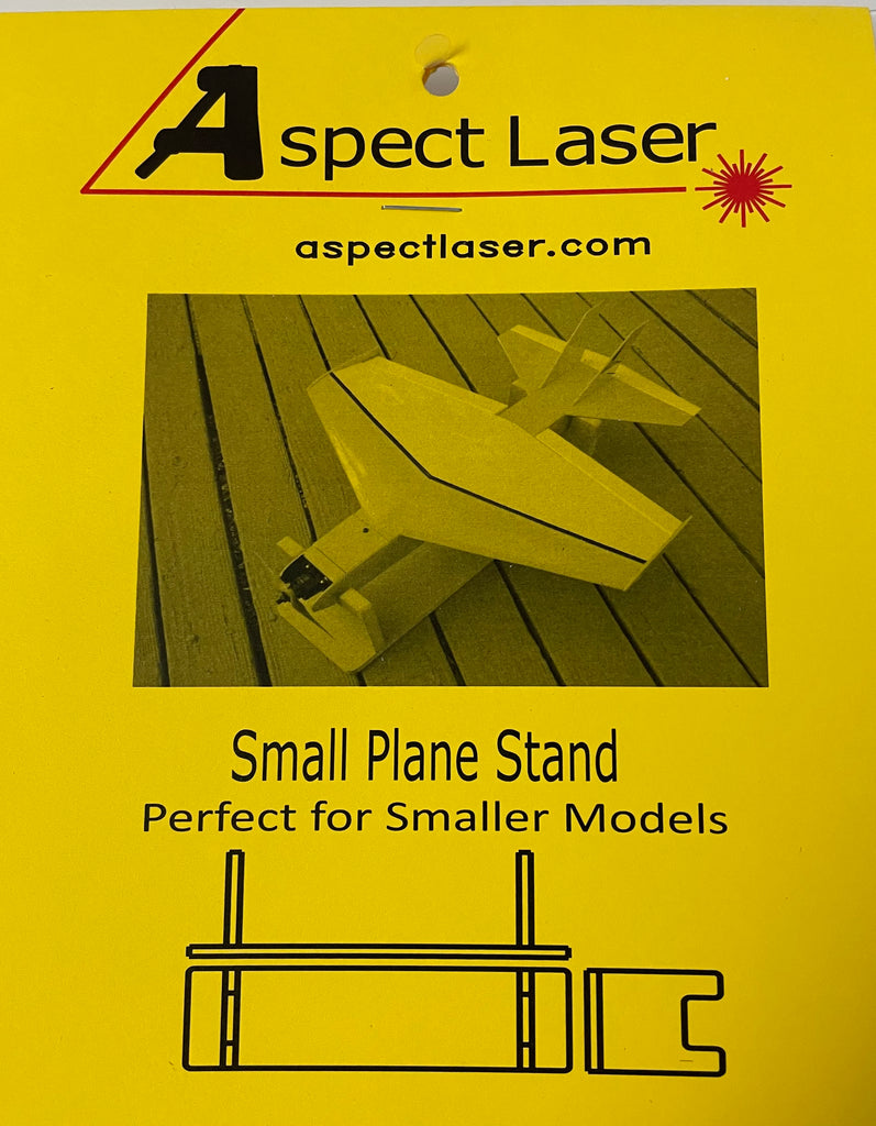 Small Plane Stand CNC Cut